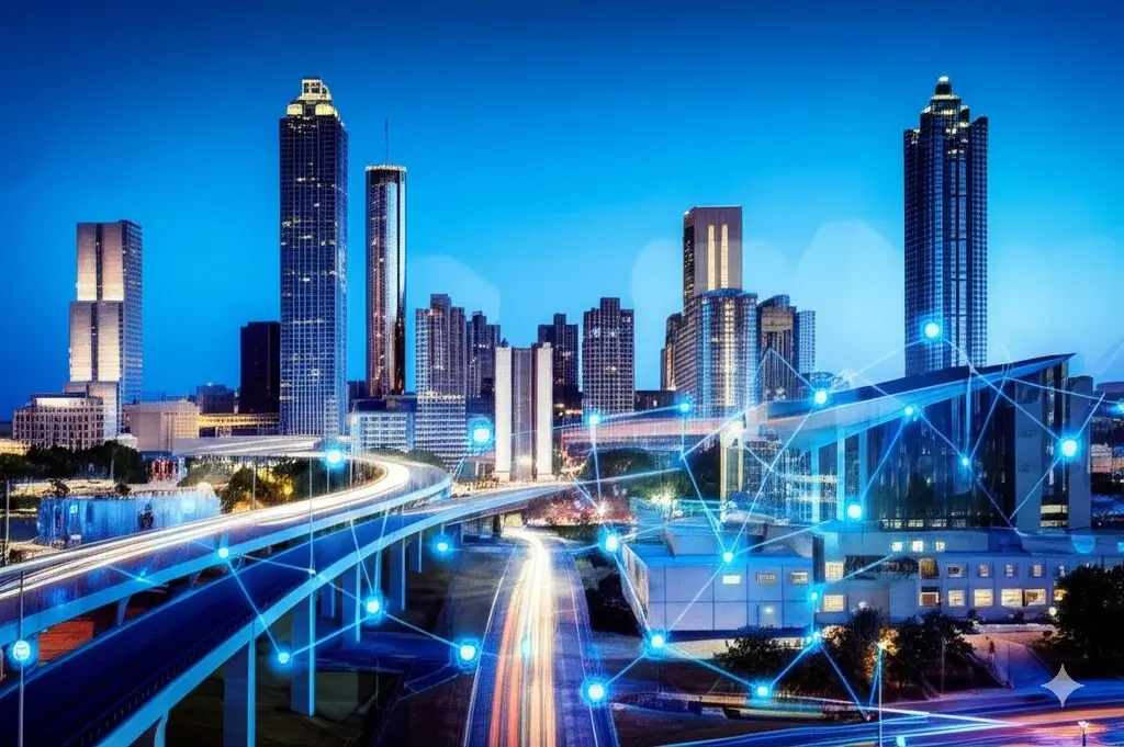 Atlanta skyline representing digital transformation for small businesses