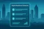 Atlanta skyline with digital readiness scorecard overlay representing SMB assessment