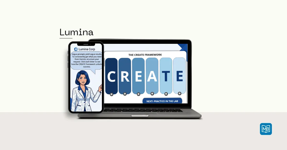 Marita Brinkmann instructional designer portfolio website built by TiltStack